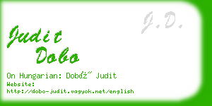 judit dobo business card